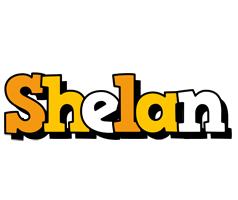 Shelan cartoon logo