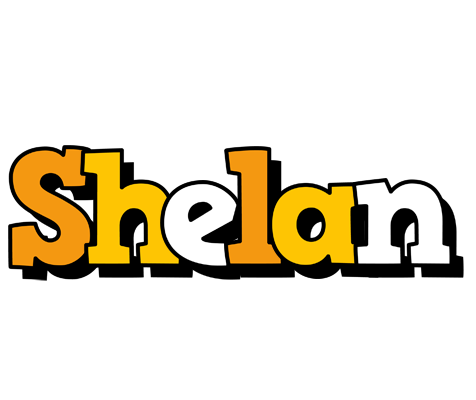 Shelan cartoon logo