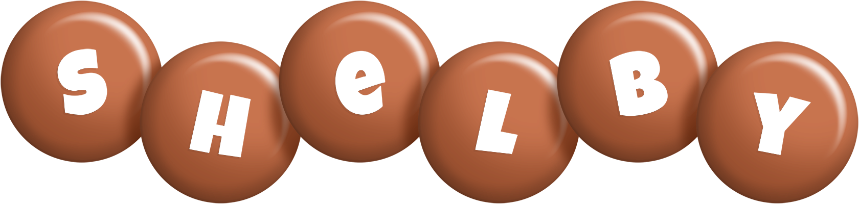 Shelby candy-brown logo