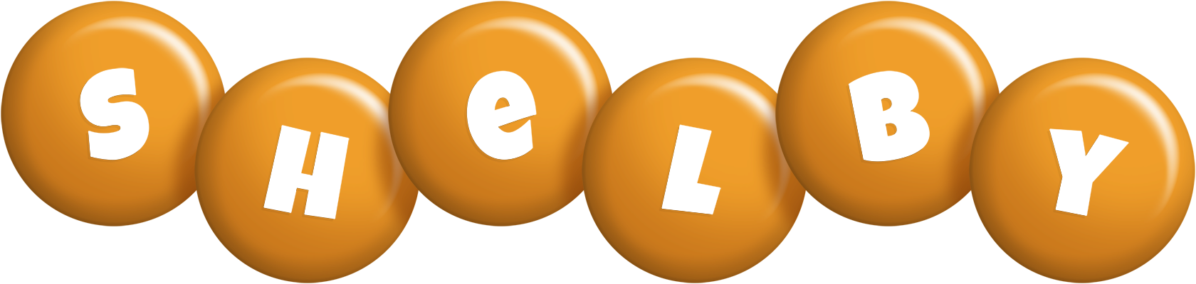 Shelby candy-orange logo