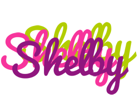 Shelby flowers logo