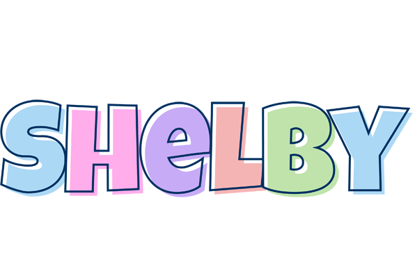Shelby pastel logo