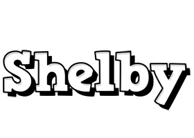 Shelby snowing logo