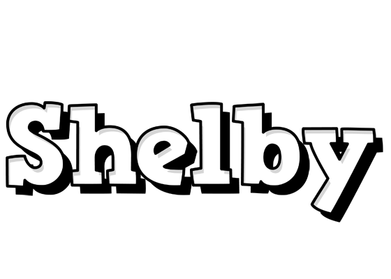 Shelby snowing logo