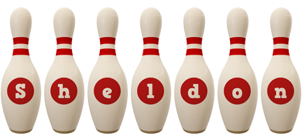 Sheldon bowling-pin logo