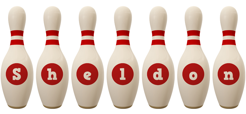 Sheldon bowling-pin logo