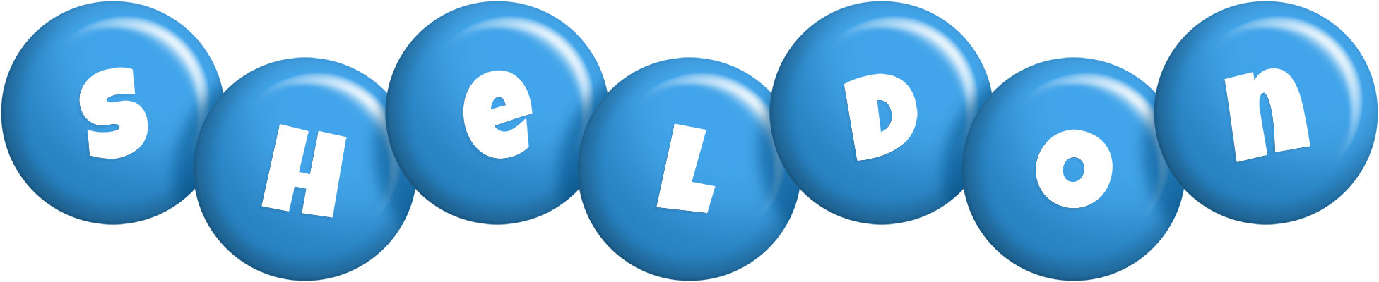 Sheldon candy-blue logo