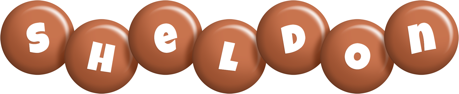 Sheldon candy-brown logo