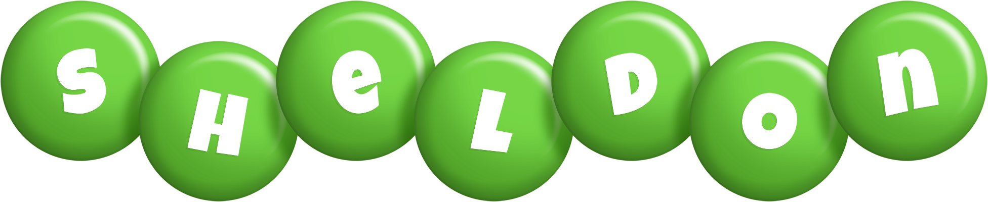 Sheldon candy-green logo