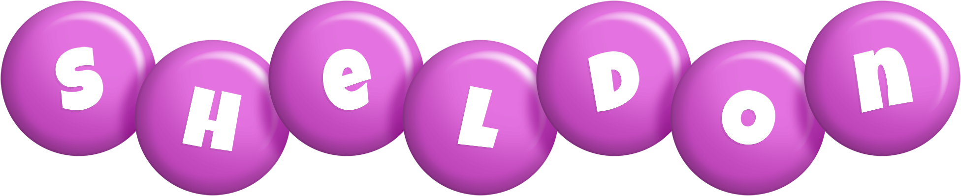 Sheldon candy-purple logo