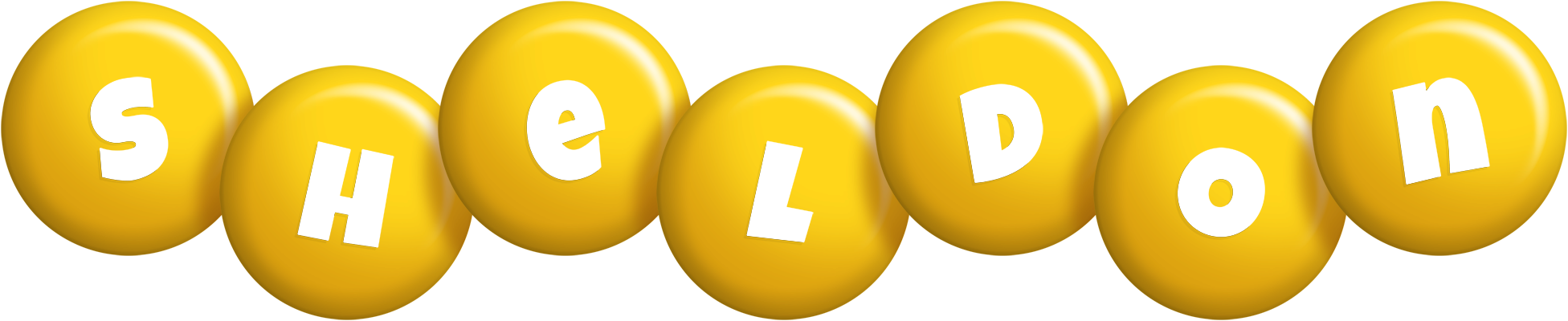 Sheldon candy-yellow logo