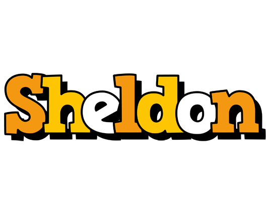 Sheldon cartoon logo