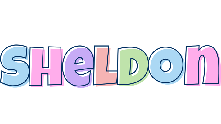 Sheldon pastel logo