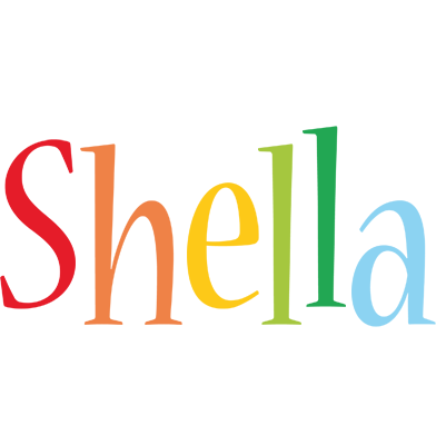 Shella birthday logo
