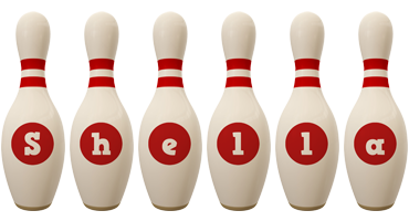 Shella bowling-pin logo