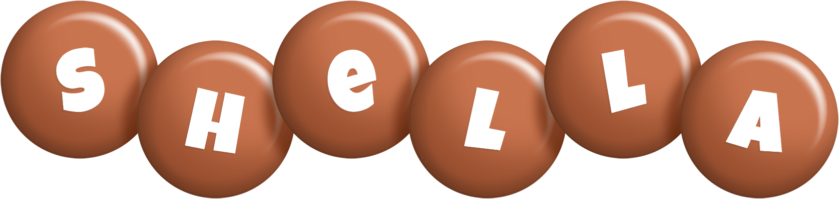Shella candy-brown logo