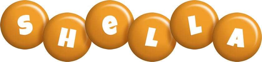 Shella candy-orange logo