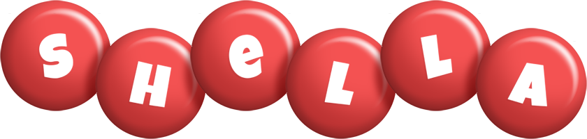 Shella candy-red logo