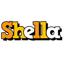 Shella cartoon logo