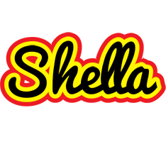 Shella flaming logo