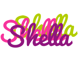 Shella flowers logo