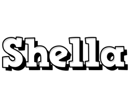 Shella snowing logo