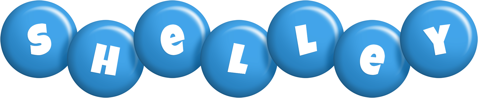 Shelley candy-blue logo