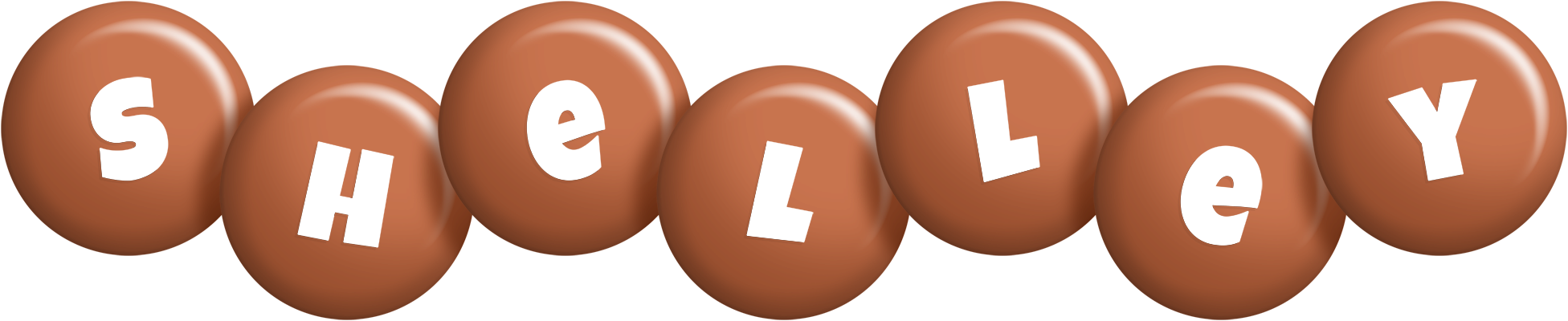 Shelley candy-brown logo