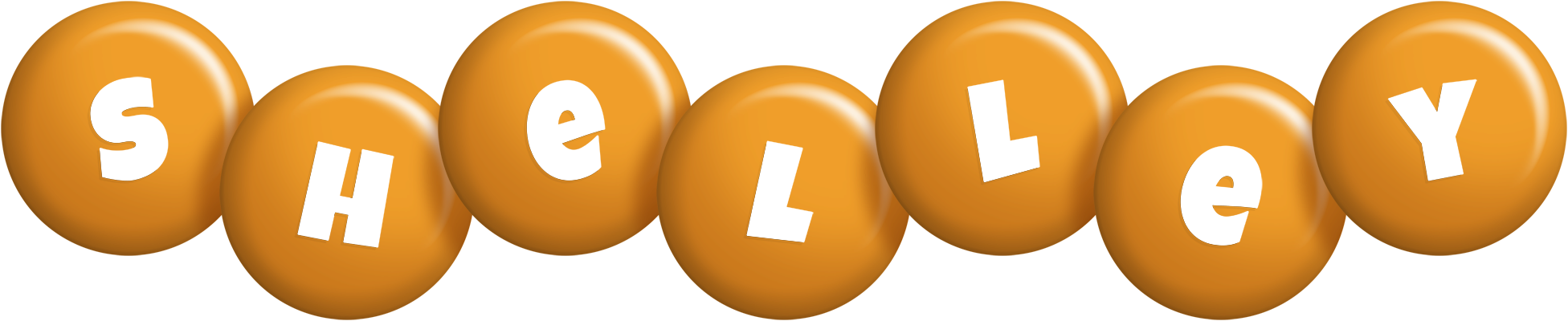 Shelley candy-orange logo