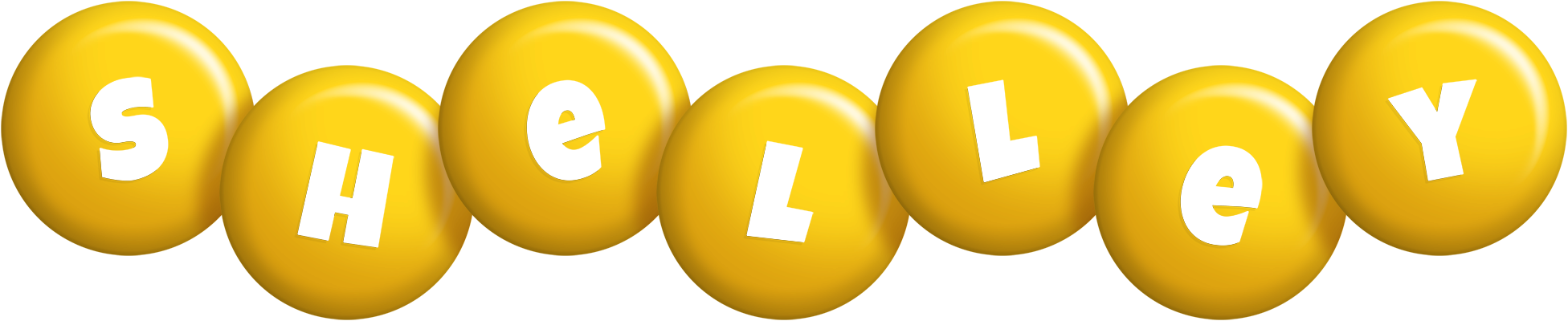 Shelley candy-yellow logo