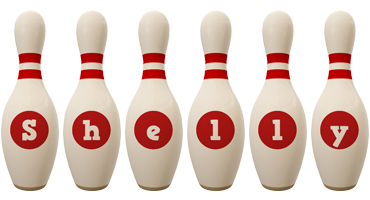 Shelly bowling-pin logo