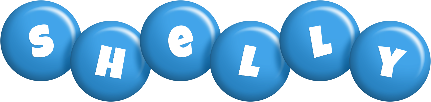 Shelly candy-blue logo