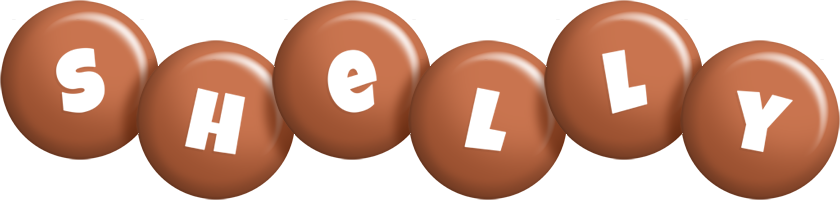 Shelly candy-brown logo