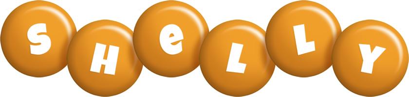 Shelly candy-orange logo
