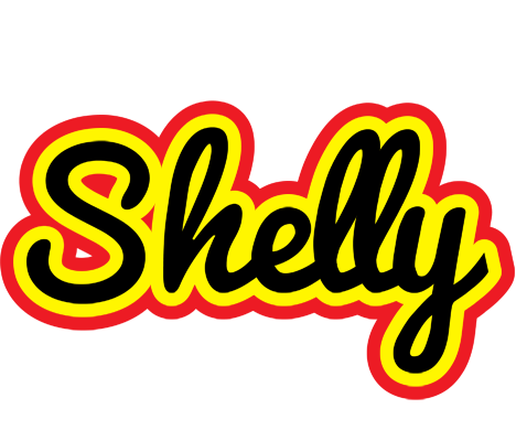 Shelly flaming logo