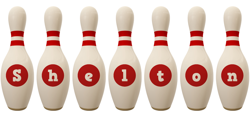 Shelton bowling-pin logo