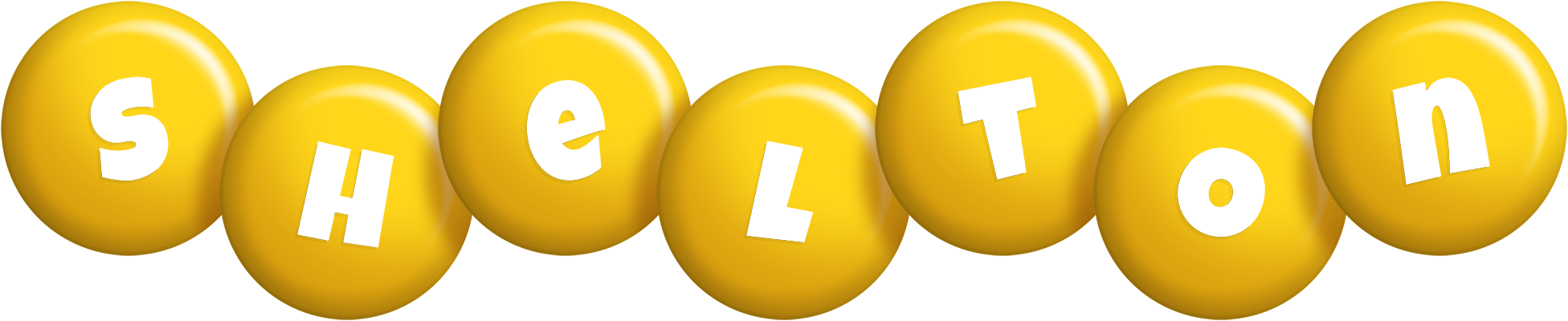 Shelton candy-yellow logo