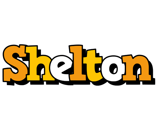 Shelton cartoon logo