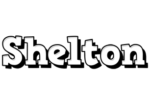 Shelton snowing logo