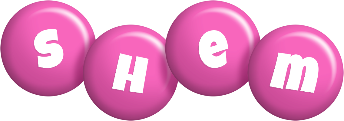 Shem candy-pink logo