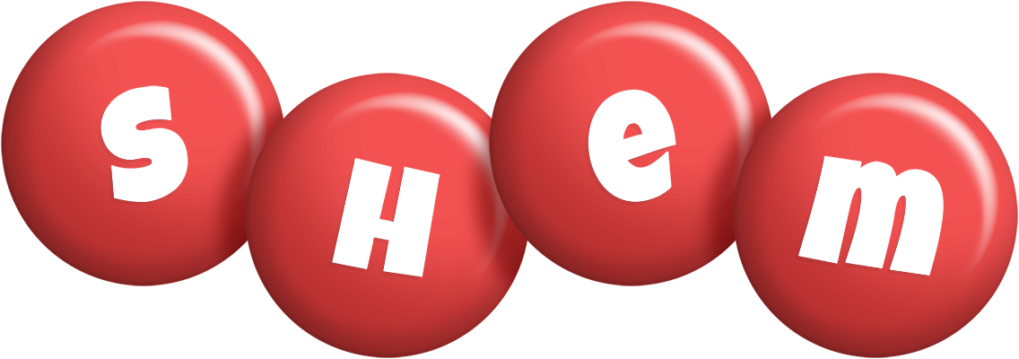 Shem candy-red logo