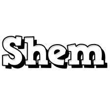 Shem snowing logo