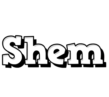 Shem snowing logo