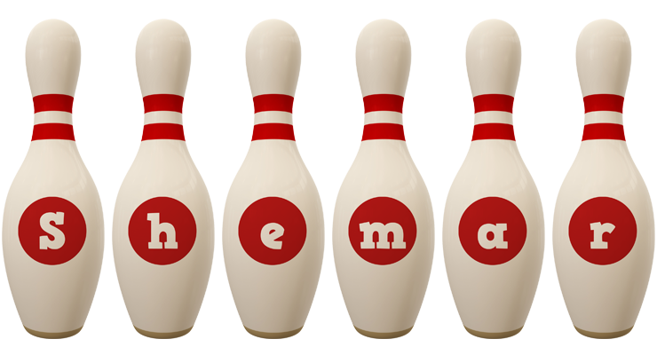 Shemar bowling-pin logo