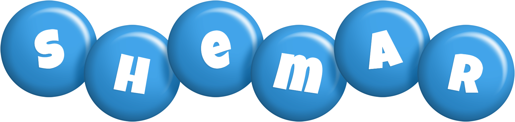 Shemar candy-blue logo