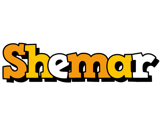 Shemar cartoon logo