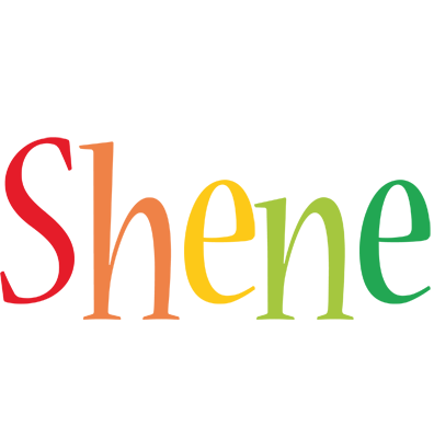 Shene birthday logo