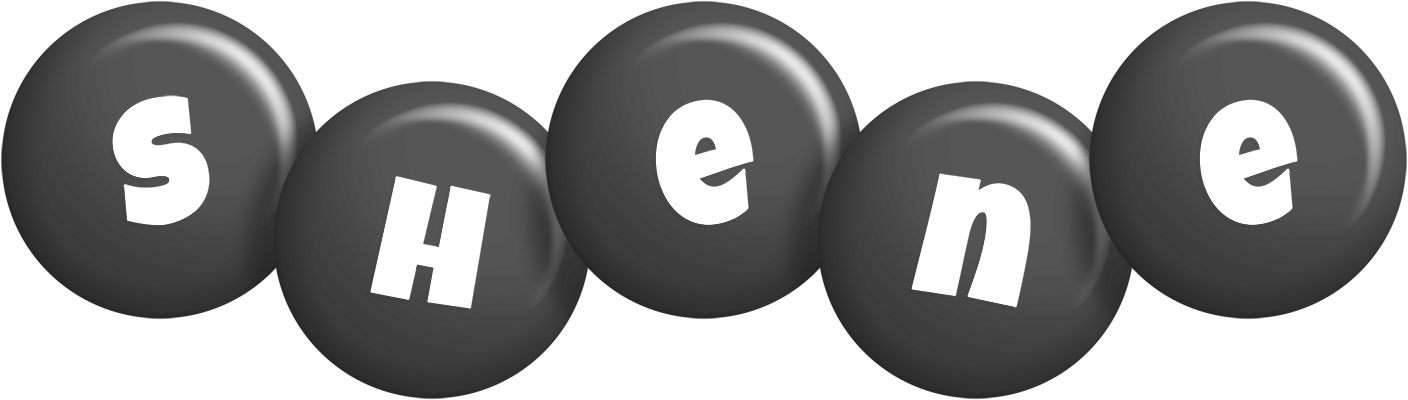 Shene candy-black logo