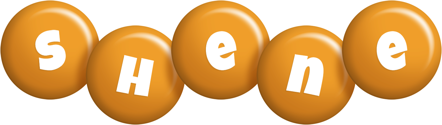 Shene candy-orange logo