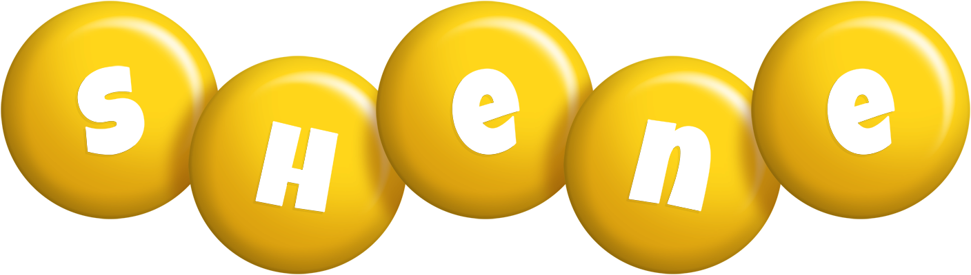Shene candy-yellow logo